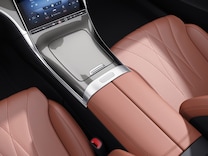 C-Class Saloon Centre console in metal-structure finish