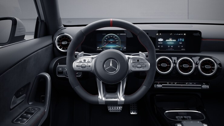 AMG Performance Lenkrad in Leder Nappa / Mikrofaser MICROCUT Bild 1