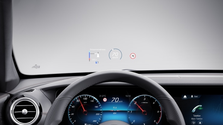 Head-up-Display Bild 1