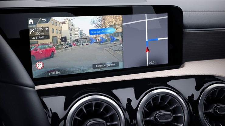 MBUX Augmented Reality für Navigation 1