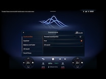 Mercedes-Maybach EQS SUV Burmester® 4D surround sound system