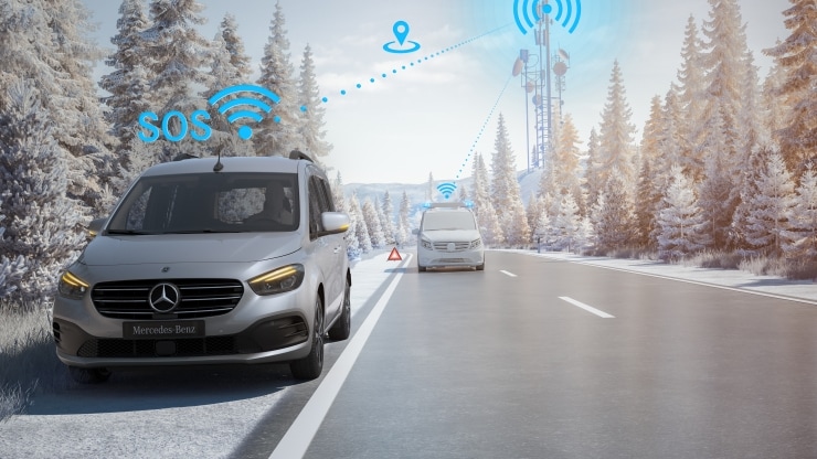 Mercedes-Benz Notrufsystem Bild 1