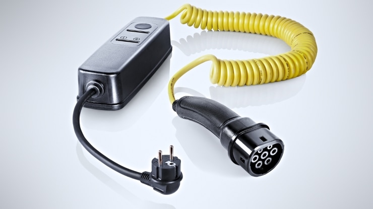 Ladekabel bis 1,8 kW für Haushaltssteckdose, 5m, glatt Bild 1