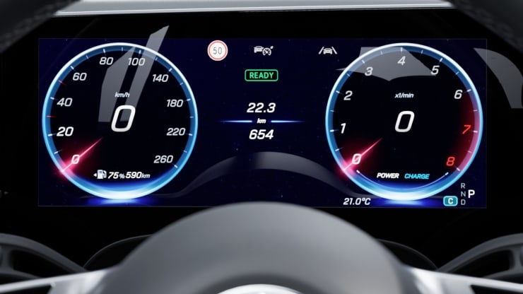 Fahrerdisplay Bild 1