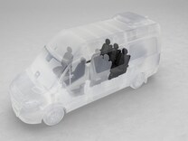 Sprinter Tourer 3-sits komfortsoffa 2:a raden