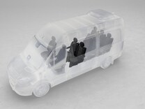 Sprinter Tourer 2-sits komfortsoffa i passagerarutrymme 1:a raden
