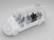 Sprinter Tourer 2er-Sitzbank in 2. Reihe im Fond