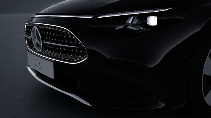 Calandre éclairée avec le motif étoilé Mercedes-Benz en chrome Image 1