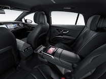 EQS Comfort armrests in the rear