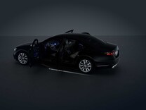 Clase S Escenografía de luz con el logotipo/inscripción de Mercedes-Benz