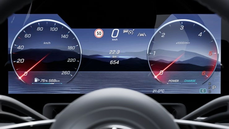 3D Fahrerdisplay Bild 1