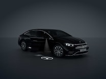 EQS Limuzyna Oświetlenie przestrzenne z animowaną projekcją wzoru Mercedes-Benz