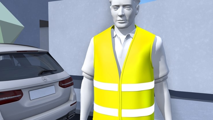 Warnweste f&uuml;r Fahrer Bild 1