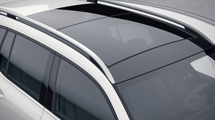 Barras longitudinales en el techo&comma; de aluminio pulido Imagen 1