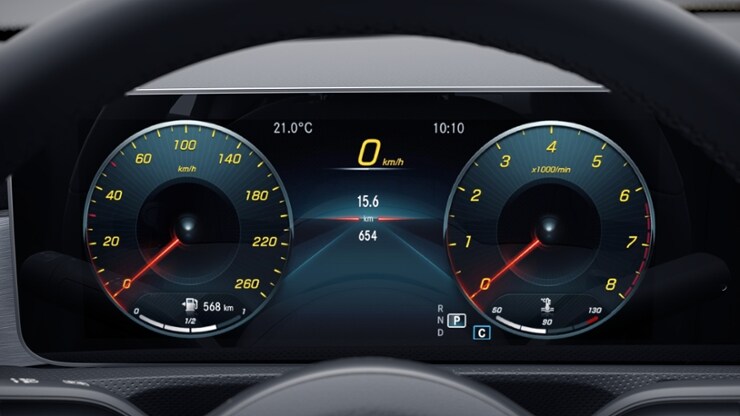 Visualizador del cuadro de instrumentos completamente digital 3