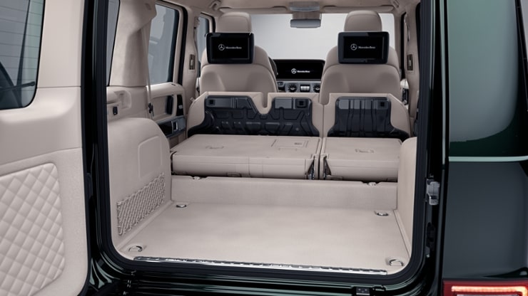 Sitzlehnen im Fond klappbar 2