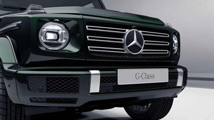 Kühlerverkleidung mit Zierelementen in Chrom Bild 1